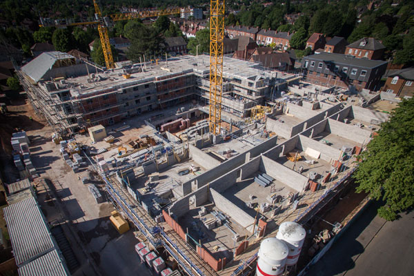 Care Home & Retirement Apartments being constructed in Boldmere, Birmingham